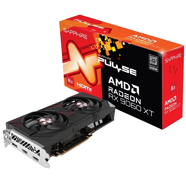 Sapphire Radeon RX 9060 XT Pulse 8GB GDDR6 Graphics Card